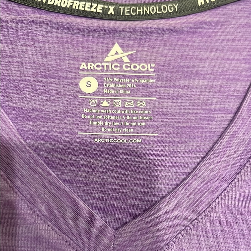 Purple Fitted Short Sleeve T-Shirt - Picture 4 of 6
